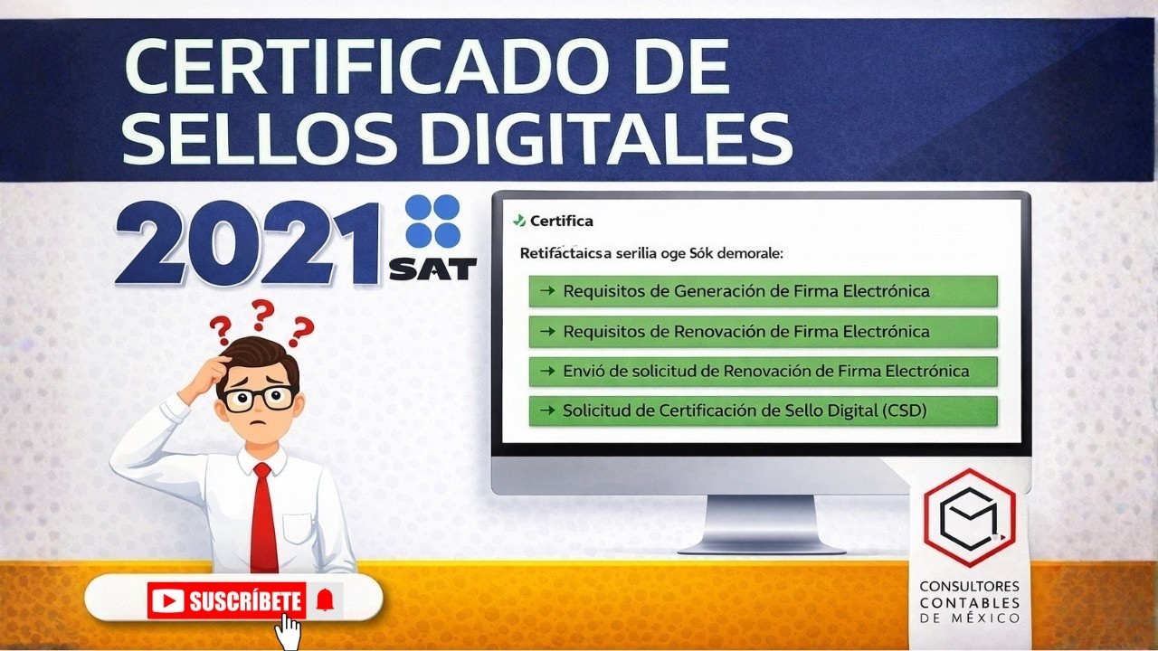 ✅CERTIFICADO DE SELLOS DIGITALES | 2021 ACTUALIZADO CSD