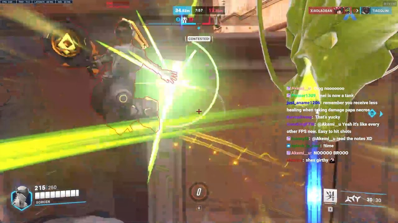 250 HP GENJI! SEASON 9 BUFFS! GENJI SEASON 9! NECROS GENJI OVERWATCH 2 TOP 500
