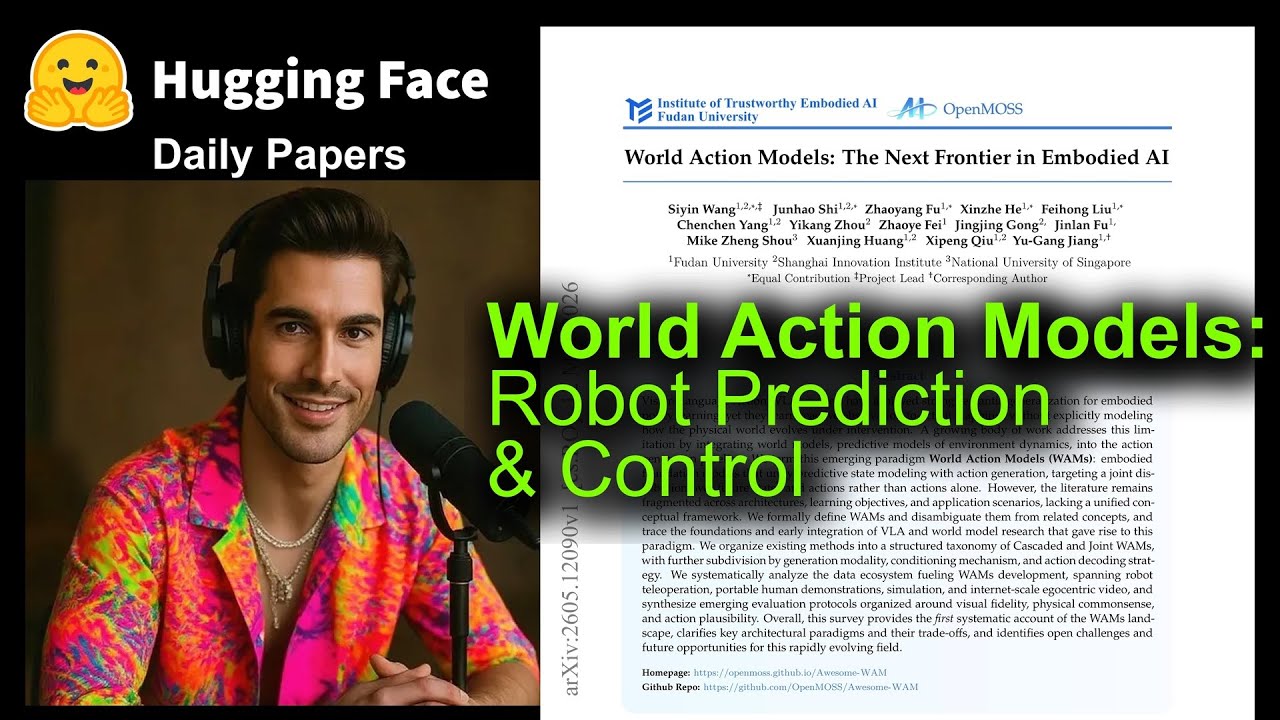 World Action Models: Robot Prediction & Control