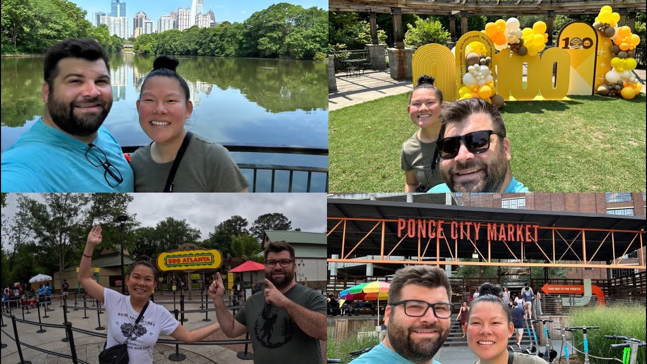 Exploring Atlanta, GA | Atlanta Zoo | Piedmont Park | Ponce City Market