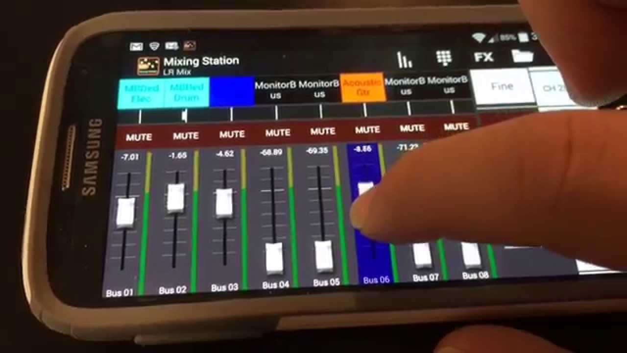 In-Ear Monitors with Mixing Station for Android