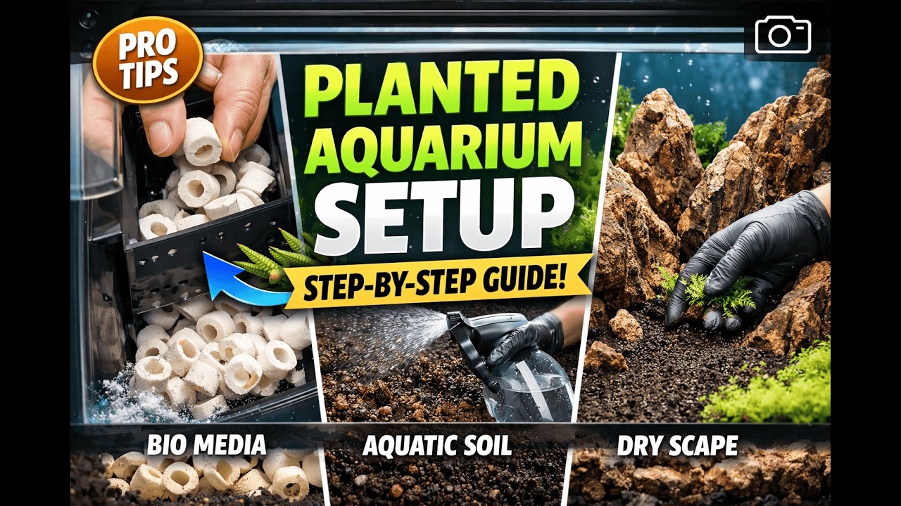 2 feet planted aquarium setup for a client - Step by step | Blessings Aquarium