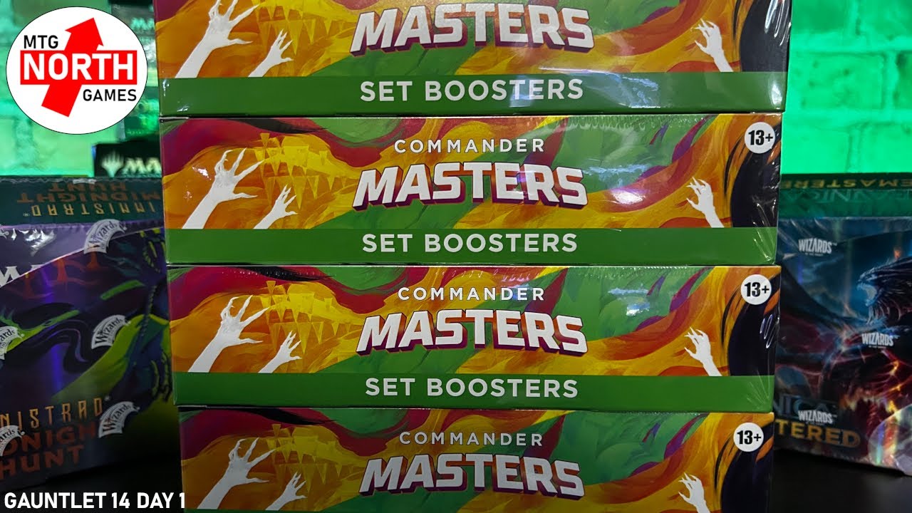 Gauntlet 14: 94 Patrons! 4 Commander Masters Set Boxes Opened & Priced!