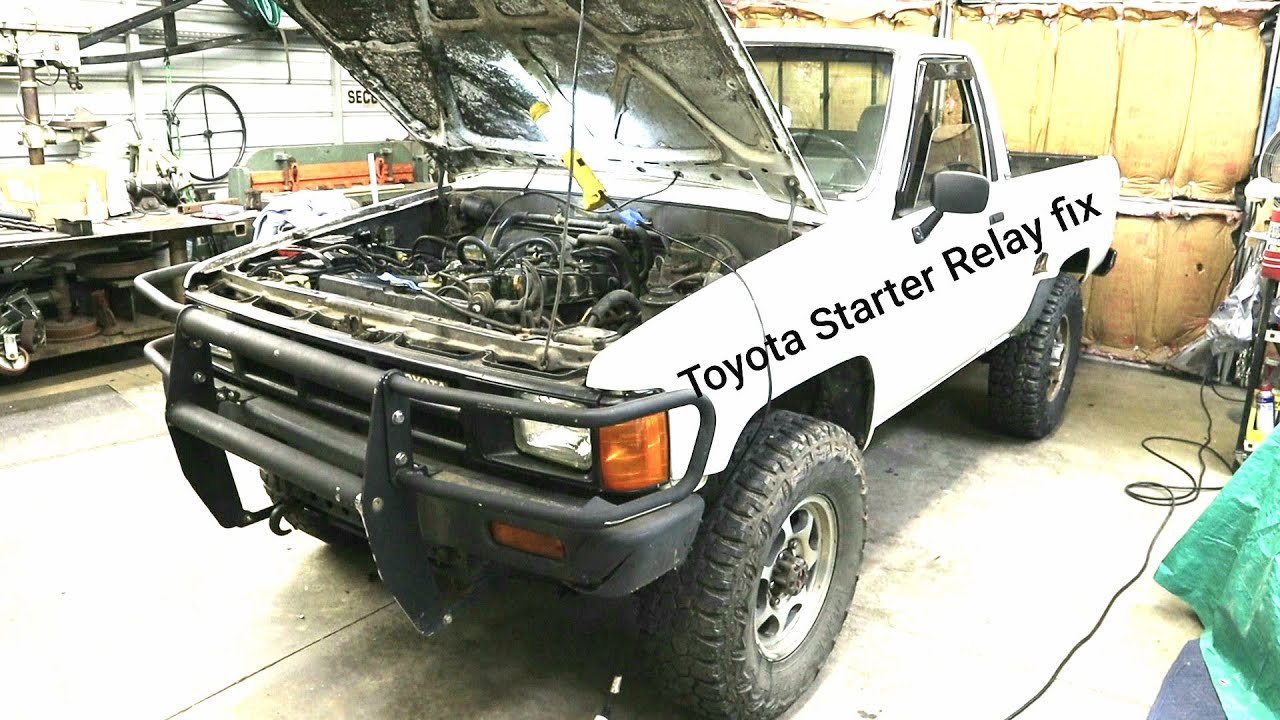 Проблема с запуском пикапа Toyota 4x4 — недорого — ремонт реле стартера