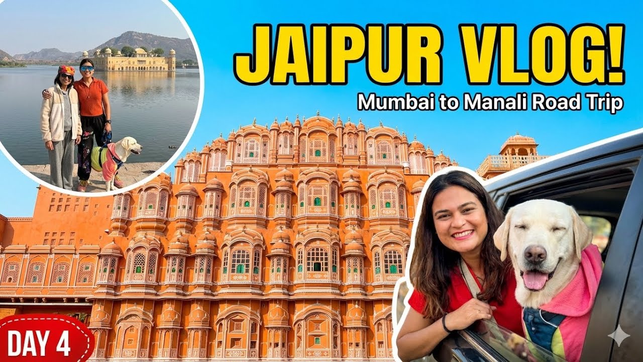Jaipur Adventures | Hawa Mahal, Jal Mahal & driving to  Chandighar - Day 4 Mumbai to Manali