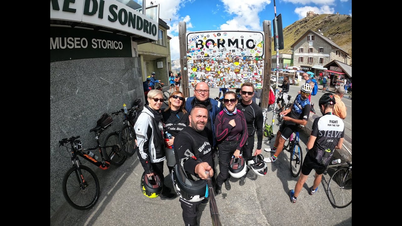 Alpy motocyklem 2022 dzień 4 Stelvio- Gavia- Livigno Pass