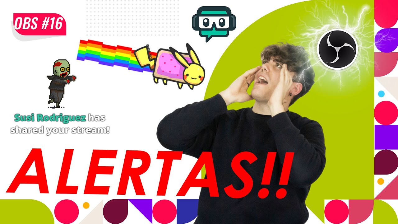 C&oacute;mo poner🚨Alertas con STREAMLABS en tus DIRECTOS |  🎥 CURSO DE OBS STUDIO GRATIS #16