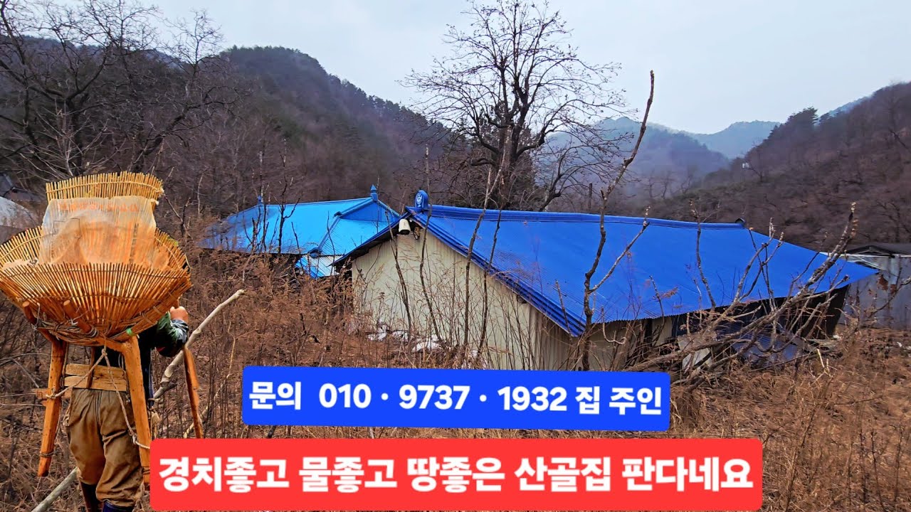 경치좋고 산개울 물좋고 동해바다 30분 땅이랑 집을판다 하시네요 삼척산골 주인직접   ( 010ㆍ9737ㆍ1932) ᆢ