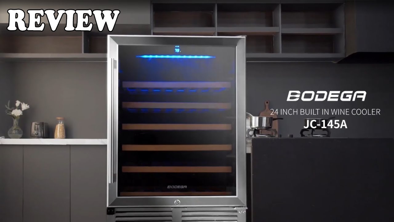 BODEGA Upgraded 24 Inch Wine Cooler Refrigerator 46 Bottle Dual Zone Wine Fridge - Review