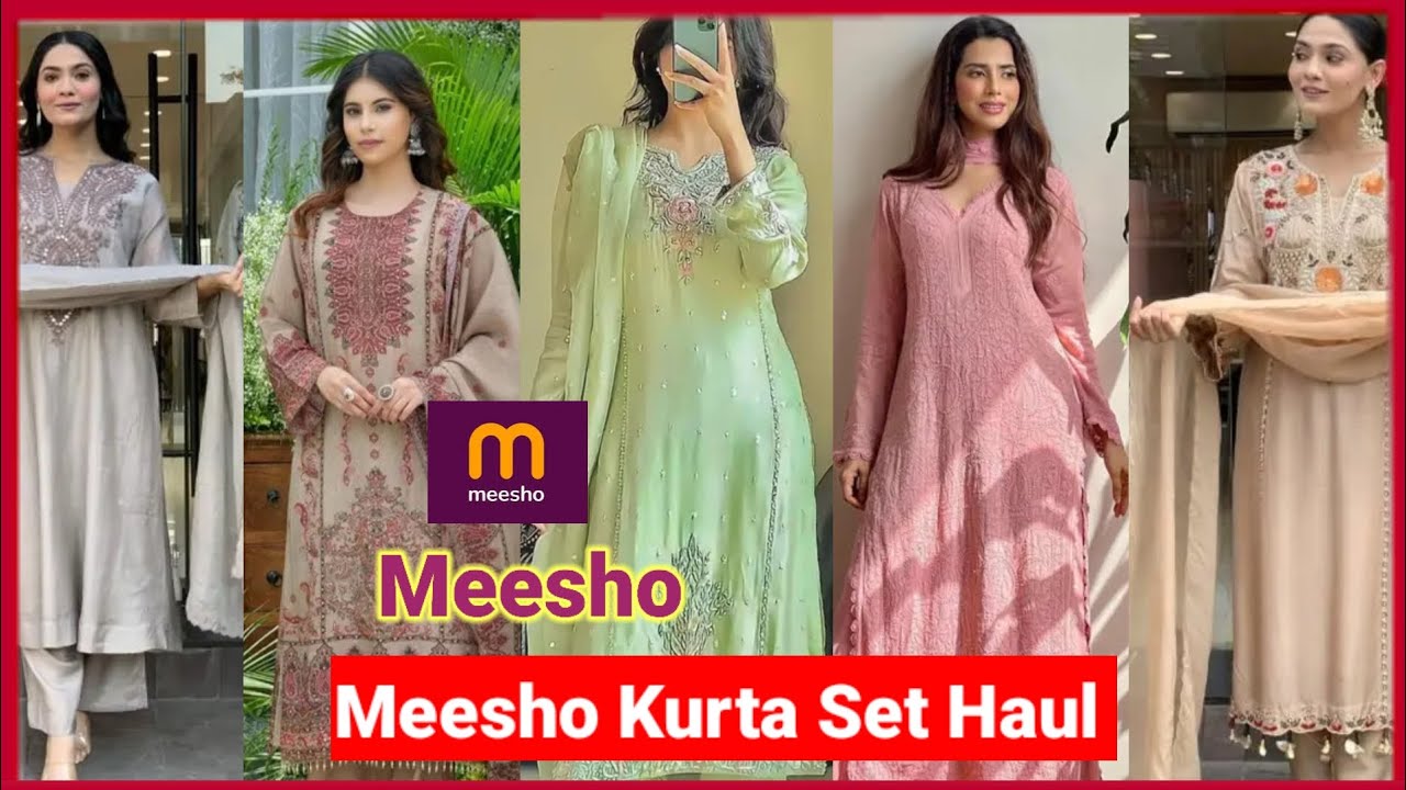 Meesho Party Wear Kurta Set Haul 😍 | Festive & Wedding Special | Affordable Fashion 