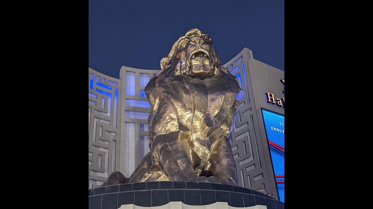 MGM Grand King Tower Strip view room tour