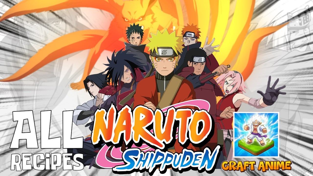 All Naruto Recipes in Craft Anime Roblox
