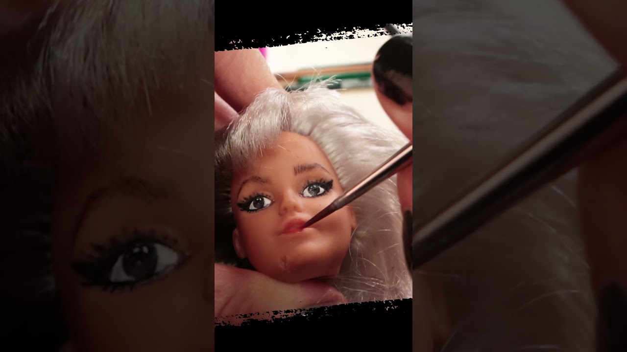 Hab mein Gesicht auf #barbie s gedr&uuml;ckt | #shorts