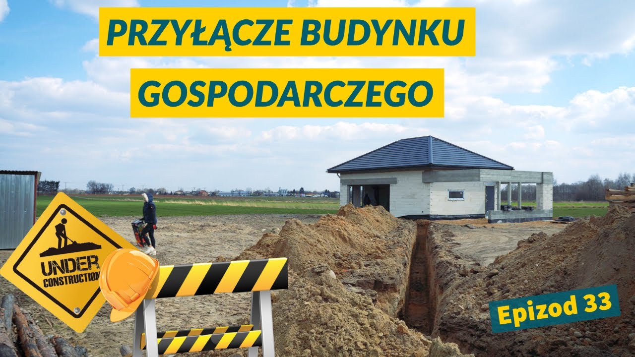 Przyłącza ciąg dalszy 🚧⚡️💧 | Epizod 33 | Budowa Domu Systemem Gospodarczym