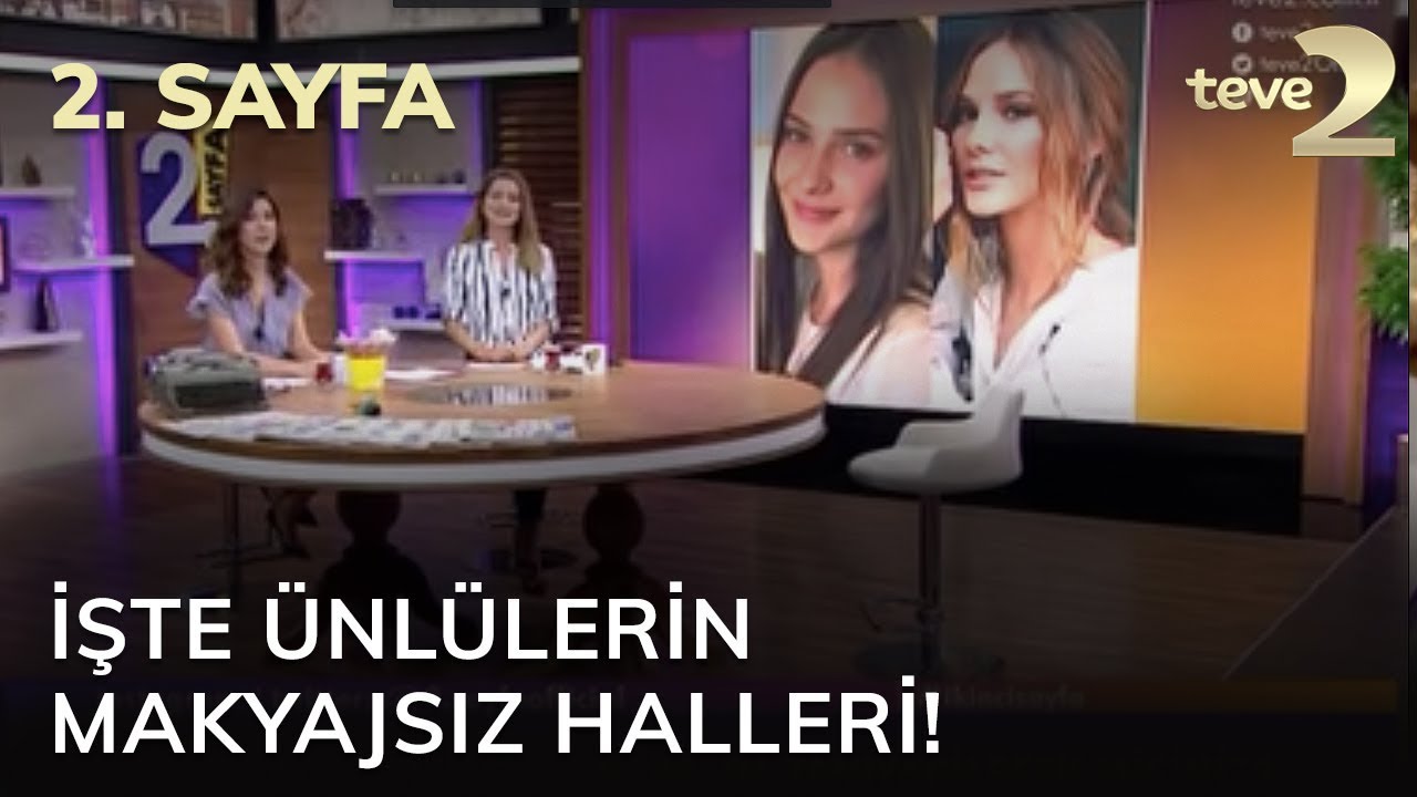 2. Sayfa: İşte ünlülerin makyajsız halleri!