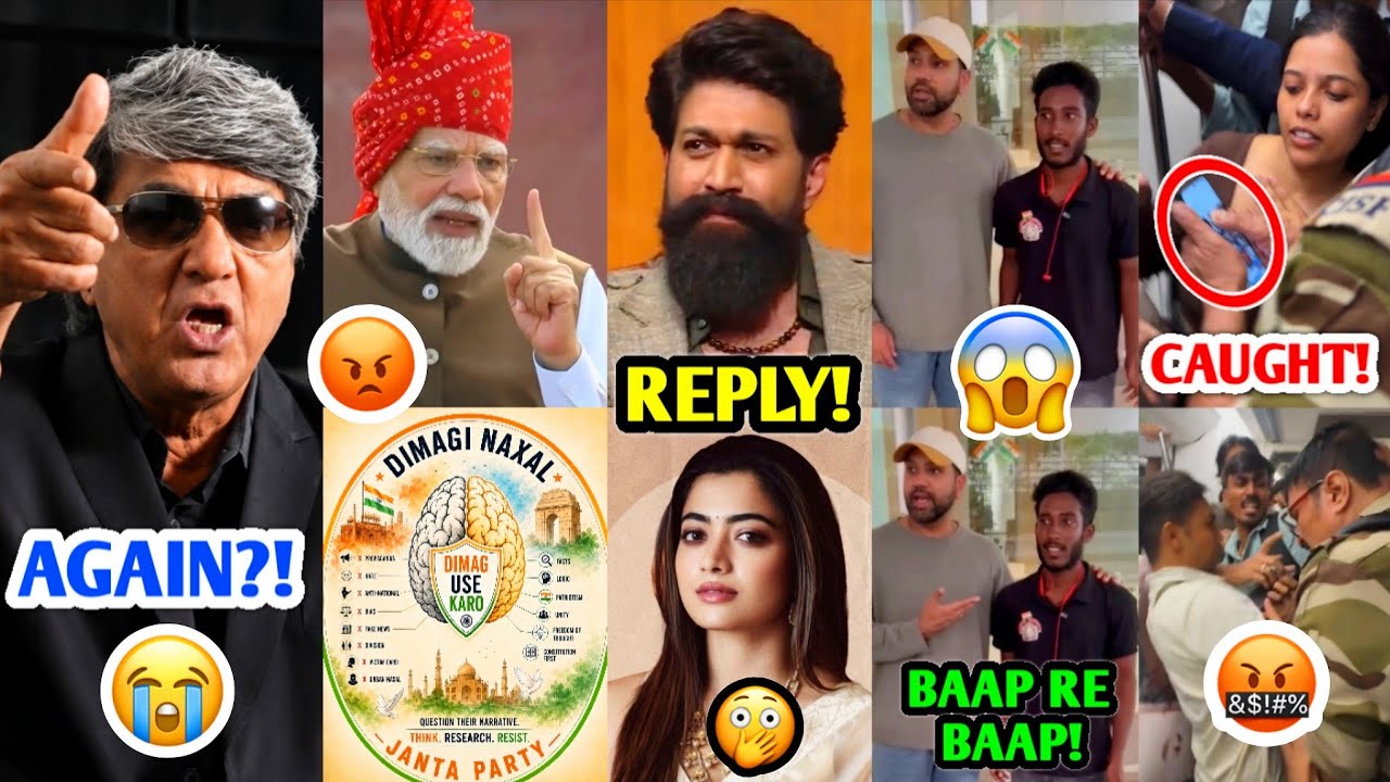 WAIT...HE REALLY SAID THAT?! 😭💀 Dimagi Naxal Party, Yash Vs Rashmika, Rohit Sharma, Ronaldo, CJP |