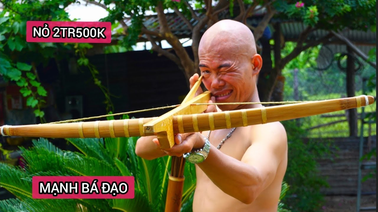 Dùng Thử Nỏ Giá 2 Triệu 500k |Có Thực Sự Mạnh Như Lời Đồn|Dụng Cụ Sinh Tồn