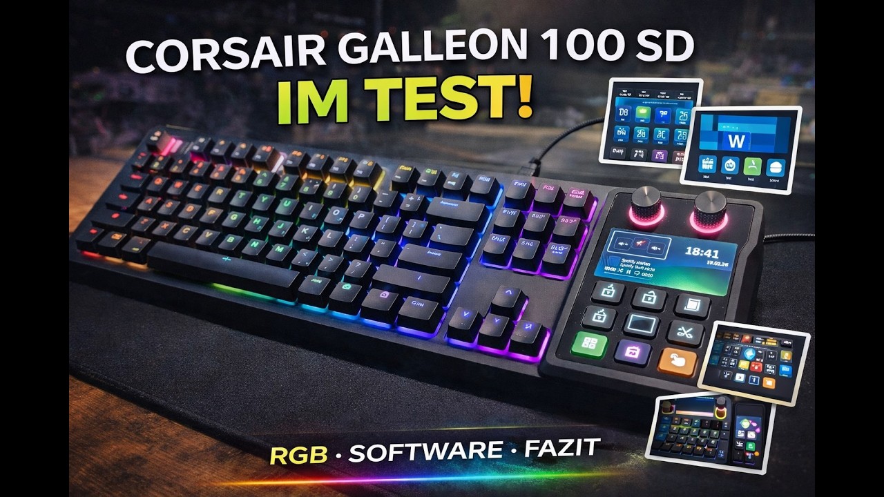 ⌨️ Corsair Galleon 100 SD im Test – Unboxing, RGB & mein ehrliches Fazit!