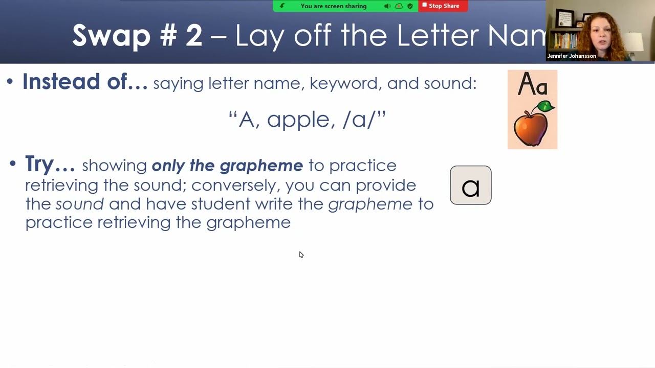 Instructional Swaps for Speech to Print Approaches
