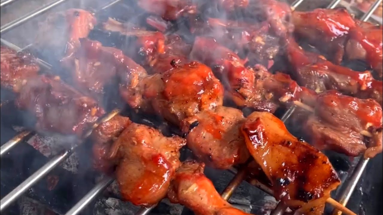 PINOY PORK BARBECUE | Super Yummy Charcoal Grilled Pork Barbecue | Boy Kusina