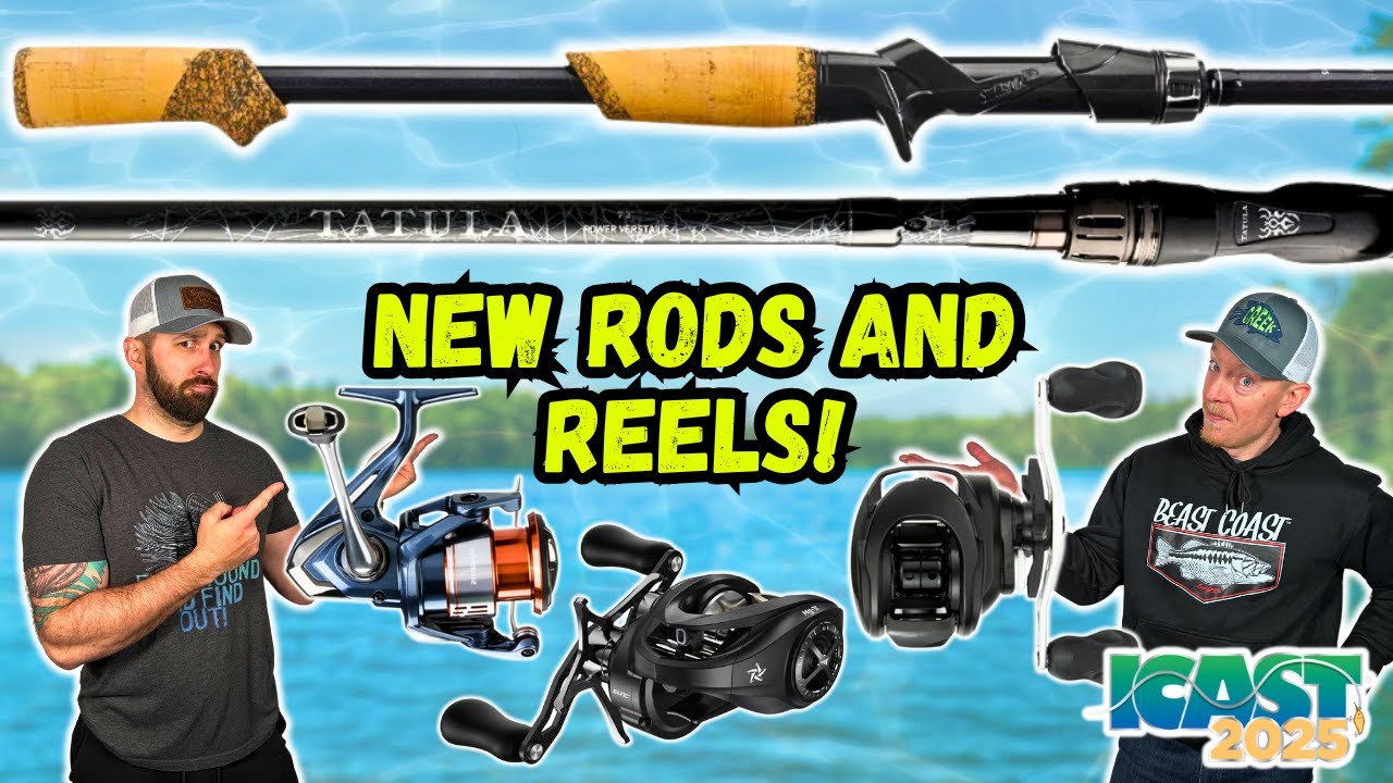 NEW Rods and Reels 2025! Daiwa, Shimano, Bates, St Croix and More!