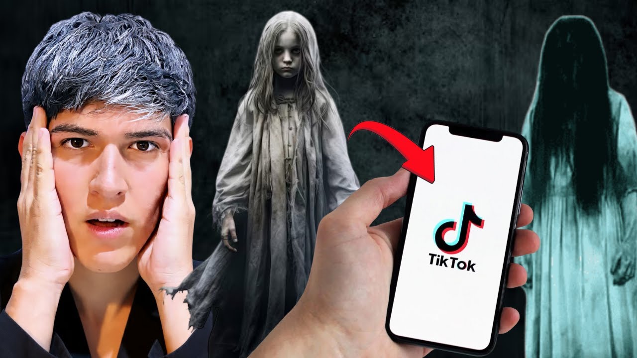 REACCIONANDO A 20 VIDEOS DE TERROR DE TIK TOK #terror #miedo #tiktok