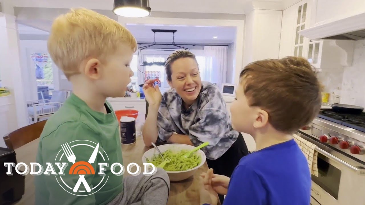 Try Dylan Dreyer’s green noodles that are a favorite in her house