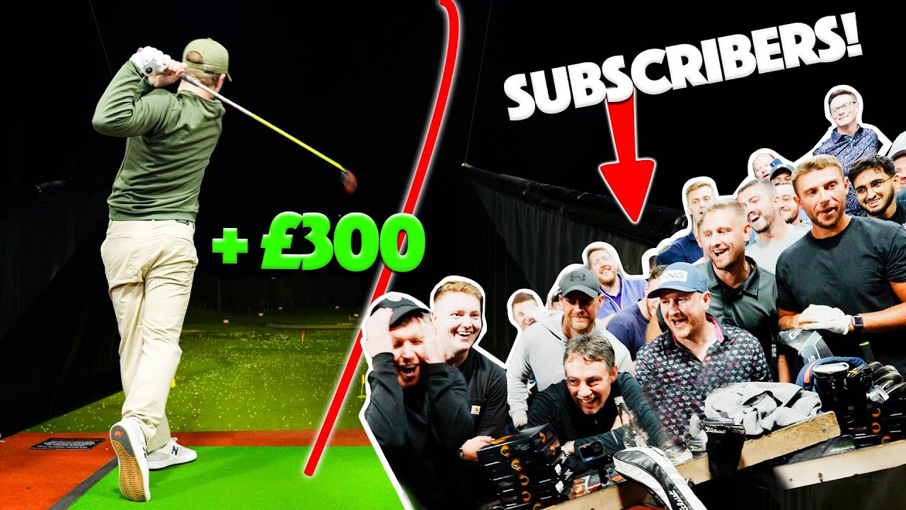 Win £1 for EVERY yard you hit golf ball (expensive!)