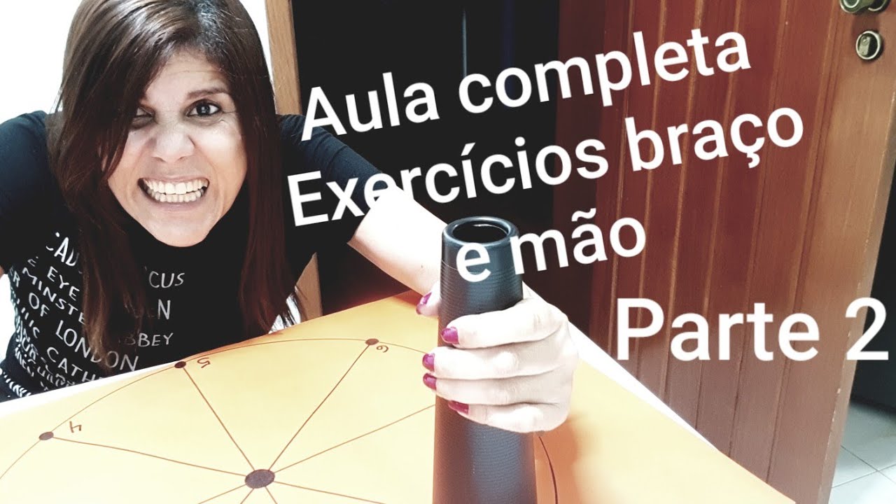 Reabilitação de mão e braço. Exercícios. Aula completa.- 2