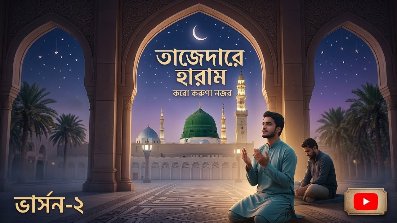 তাজেদারে হারাম - মন ছুঁয়ে যাওয়া গজল | New Bangla Nasheed | Version-2 
