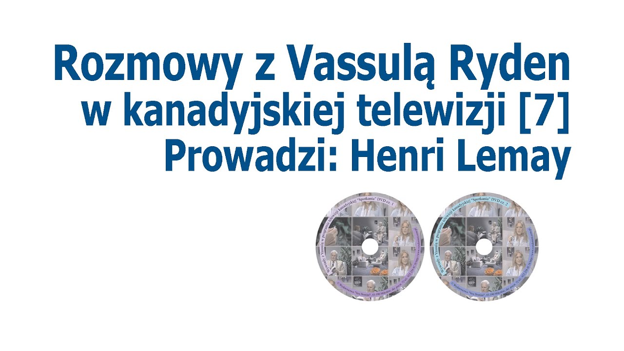 Vassula Ryden - DUCH ŚWIĘTY LECZY CHORE NARODY I WSKRZESZA DUCHOWO MARTWE