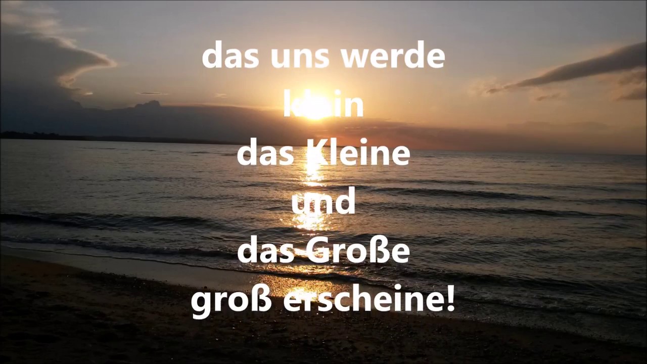 Brich herein, süßer Schein