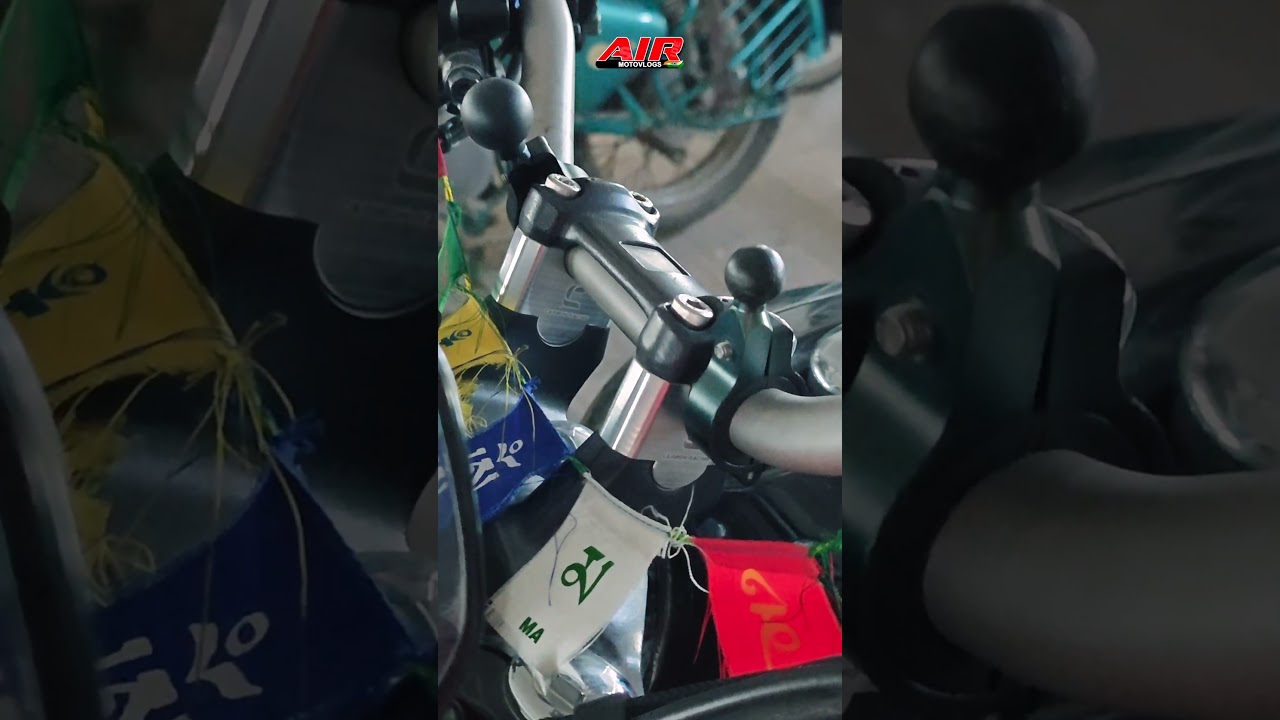 Carbon Racing Handlebar Risers installed  on my #hondacb350rs