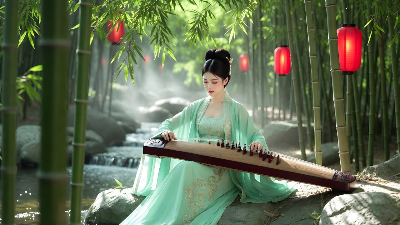 Relaxing Chinese Zen Instrumentals 🌿🌙: Flute, Erhu & Guzheng for Focus and Calm
