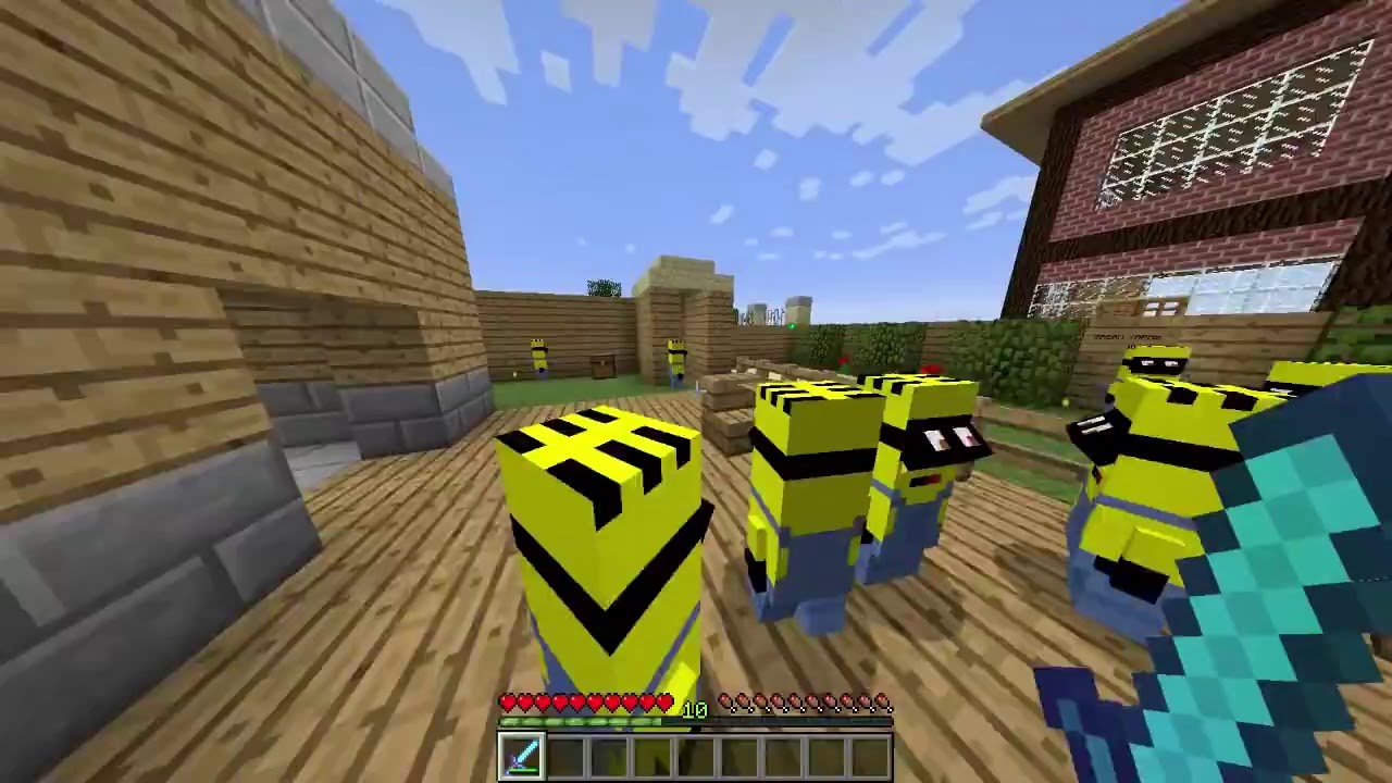 Minecraft : Modlu Saklambaç - MİNYONLAR MODU Vol [2] w/TTO,AzizGaming