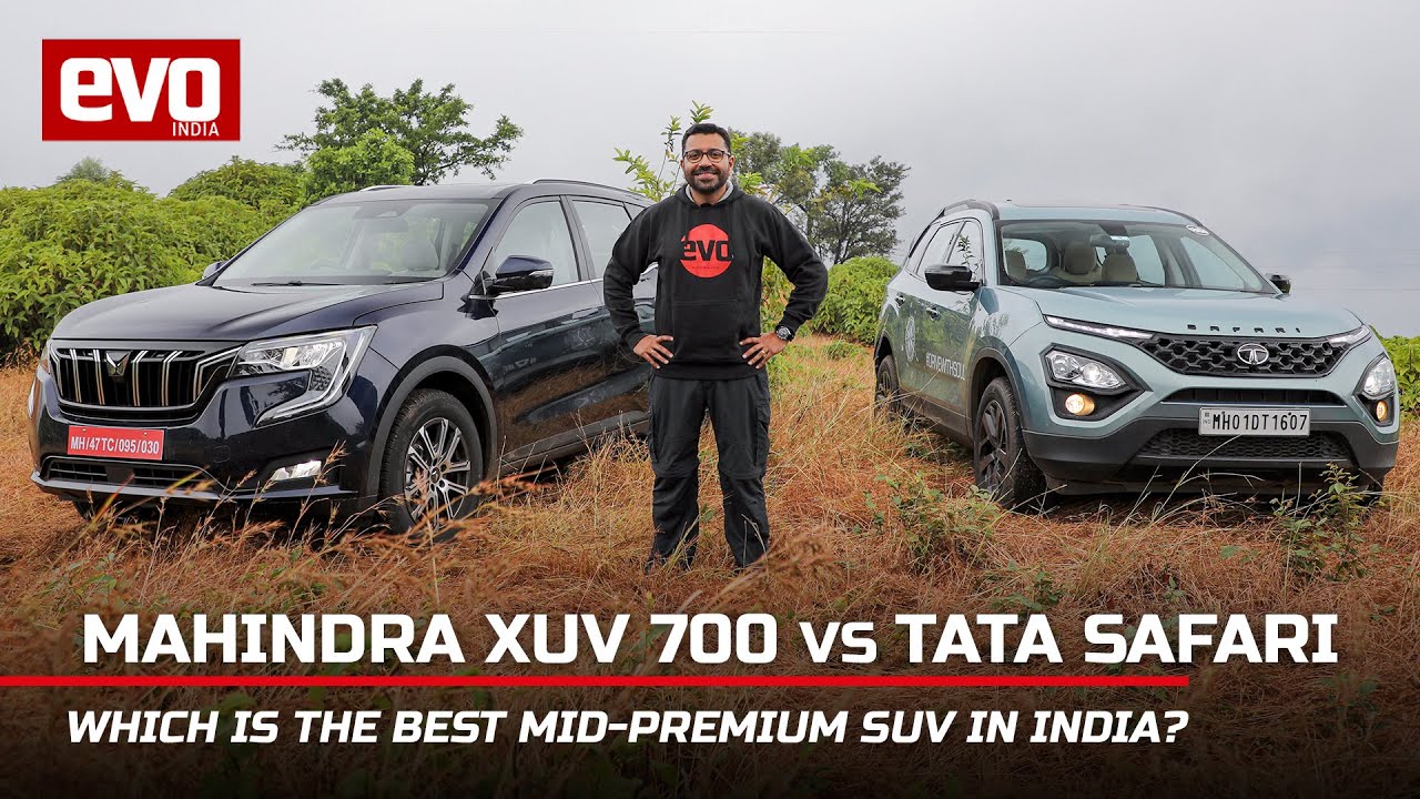 Mahindra XUV700 vs Tata Safari 2021 | Best 7 seater SUV in India | evo India