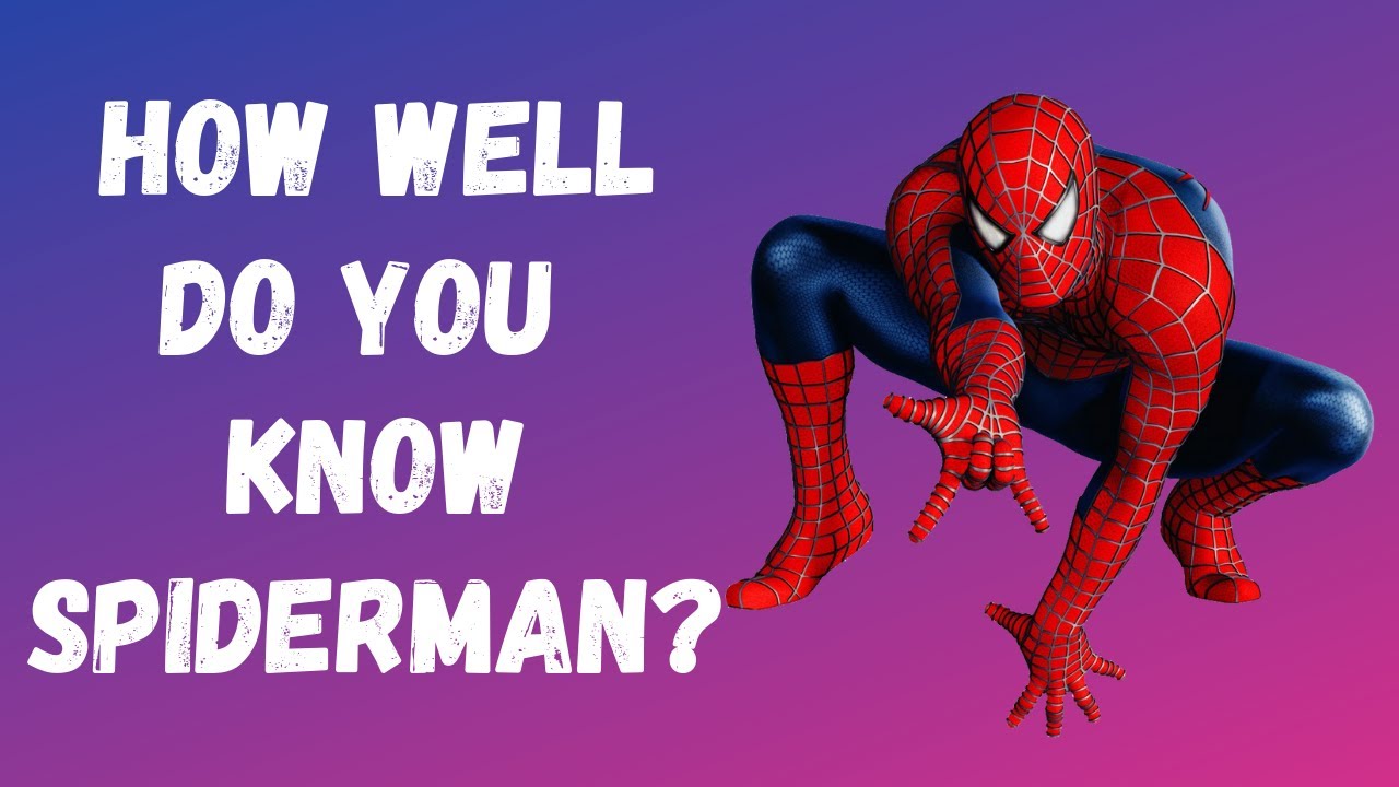 How Well Do You Know Spider Man Trivia Quiz | Fun Spider-Man Trivia | Quiztopia