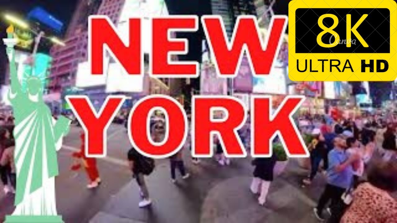 🇺🇸[8K] Downtown New York 2022 Time Square Sunday Night Walking*🔥 🔥 🔥👣 🇵🇷🇧🇩 🇲🇽🇩🇴🌭🌭