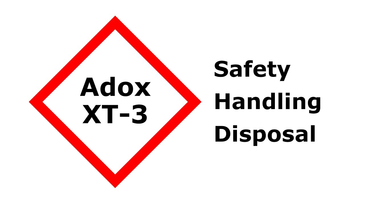 Adox XT-3 - Safety, Handling, Disposal