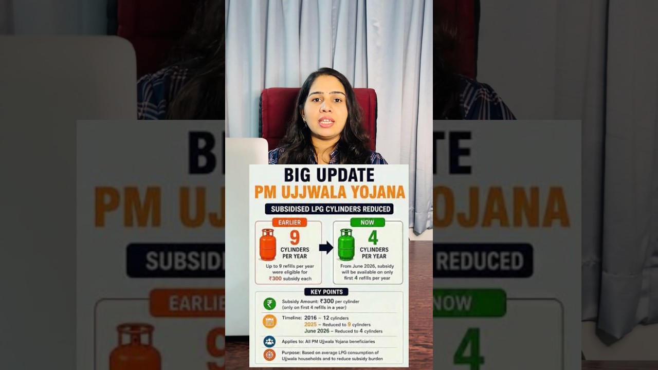 🚨Big Update PM Ujjwala Yojana Subsidy cut down LPG 9 to 4.. #karnataka #bjp #trending #modi #lpg