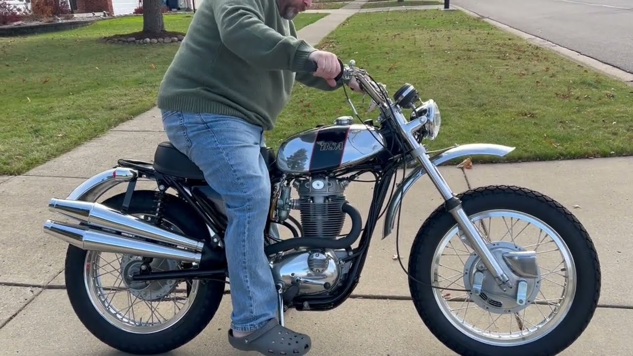 1971 BSA B50 Walk Around / Cold Start