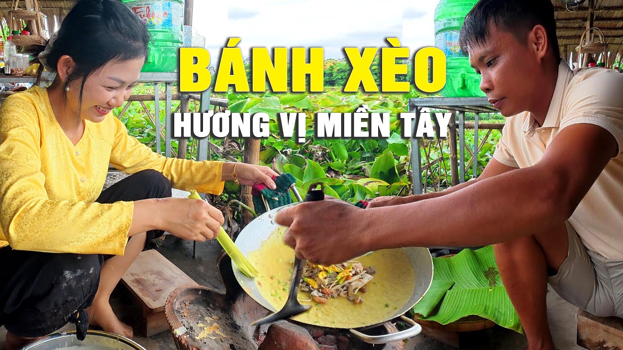 🔴 Bánh Xèo Củ Hủ Dừa Miền Tây | Cẩm Hằng