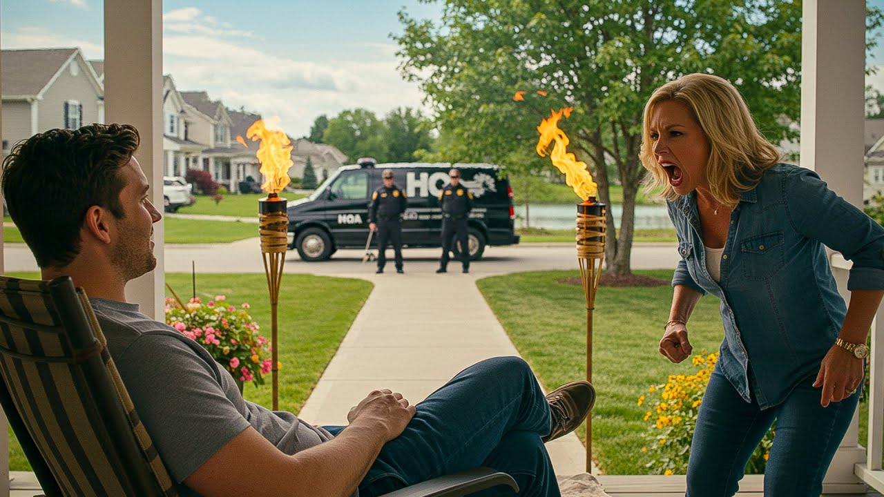 HOA Complained About My Tiki Torches, So I Installed Gas Powered Flame Effects Synced to Music!