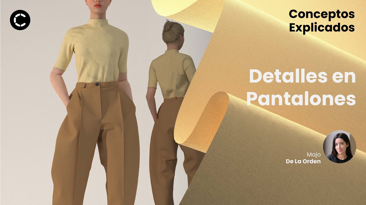 Pantalones en Clo3D Montaje y Detalles