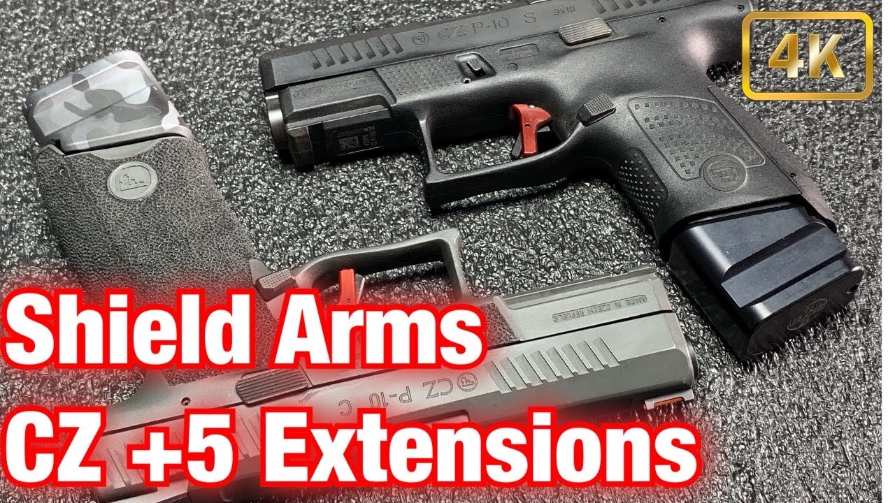 Shield Arms +5 удлинителей магазинов 9 мм для CZ P10c и P10s