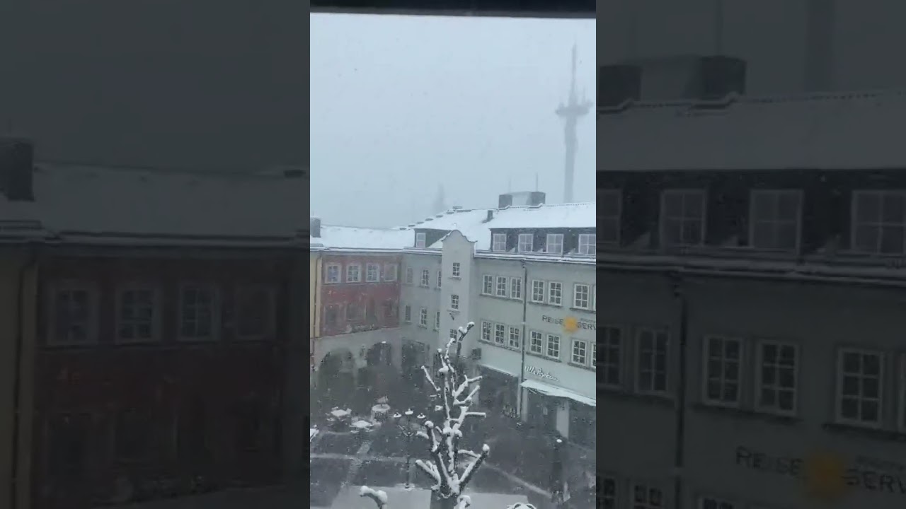 weather forecast for Germany today is ❄️❄️ #germany #weather #snow #shortsyoutube #shortsfeed