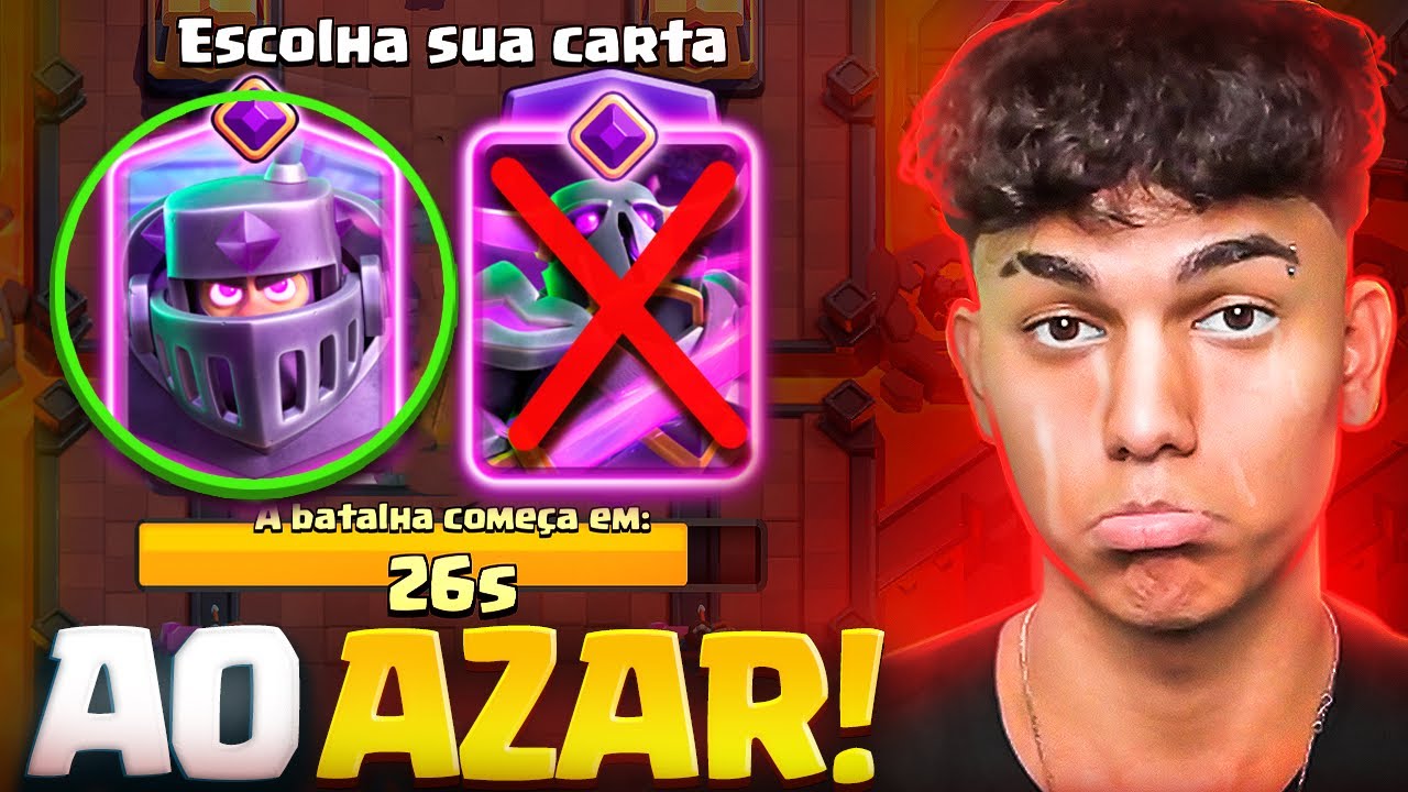 DEIXEI QUE O AZAR ESCOLHA MINHAS CARTAS NO DESAFIO ESTRATÉGICO!
