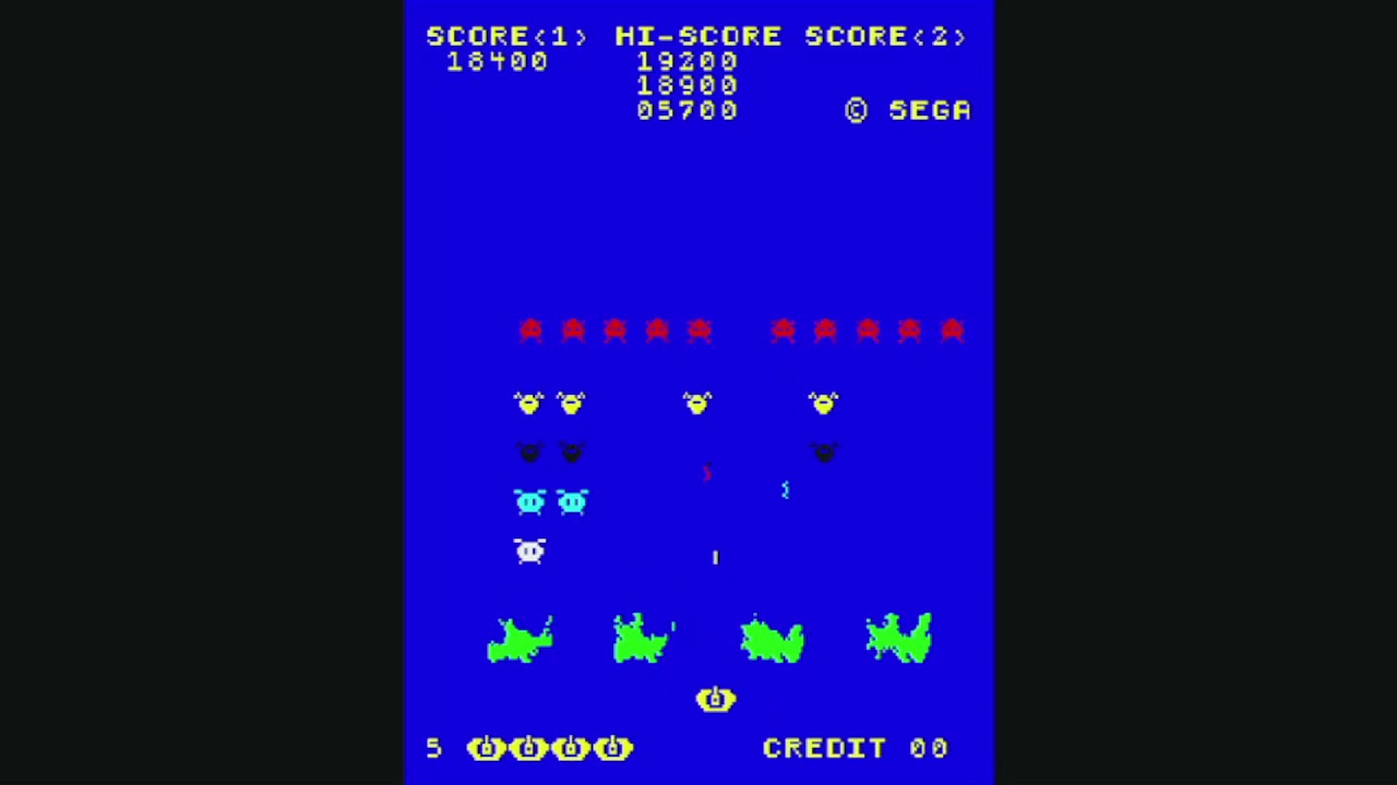 Space Attack Longplay (Arcade Game)