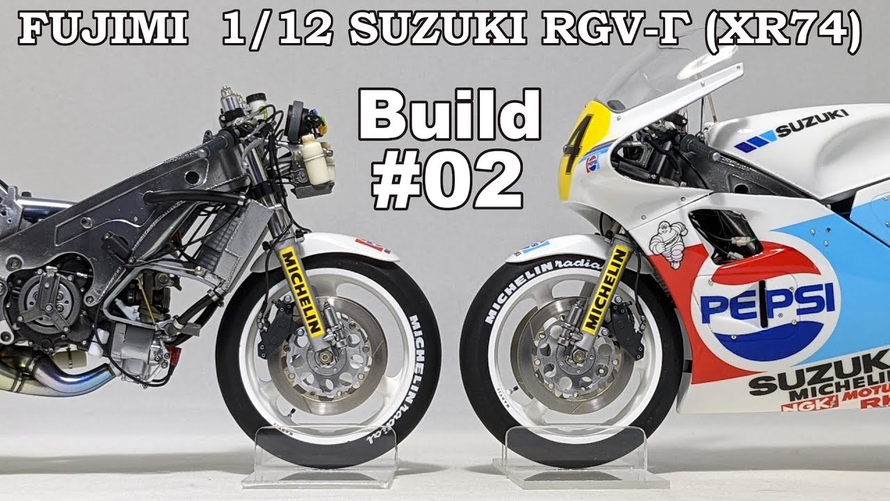 #02  Building  1/12 SUZUKI RGV-Γ (XR74) Kevin Schwantz