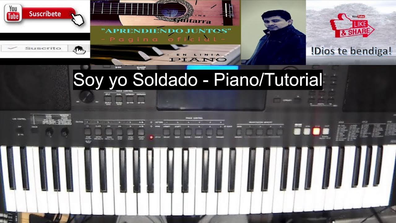 Soy yo Soldado de Jesus - canto de himnario - Piano/Tutorial.